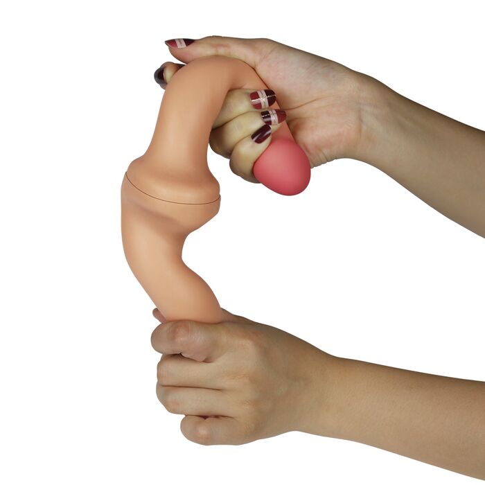 Dildo Dublu Double-Ended Strapless ultra flexibil