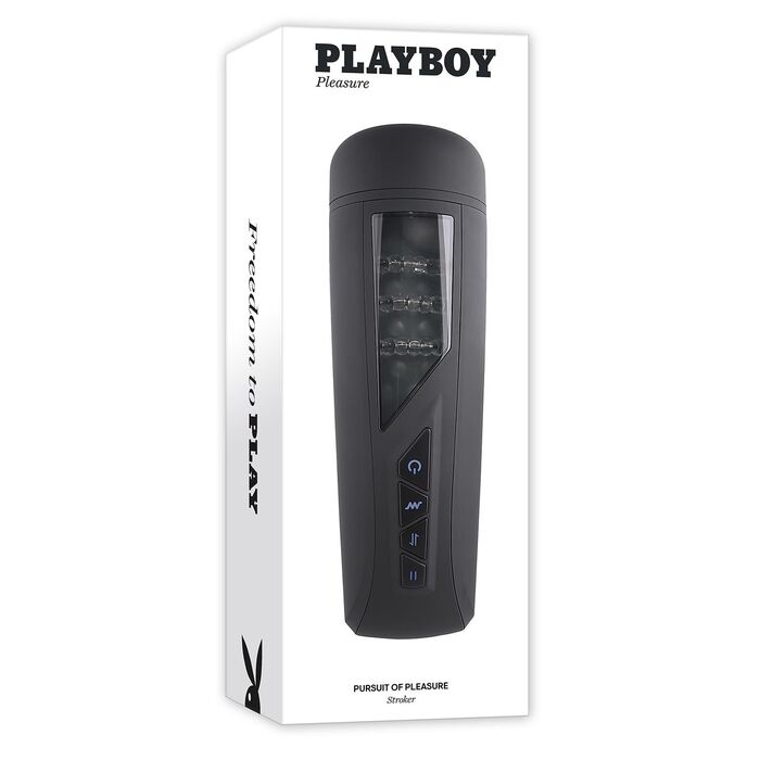 Masturbator Playboy Pursuit of Pleasure negru, cutie ambalaj