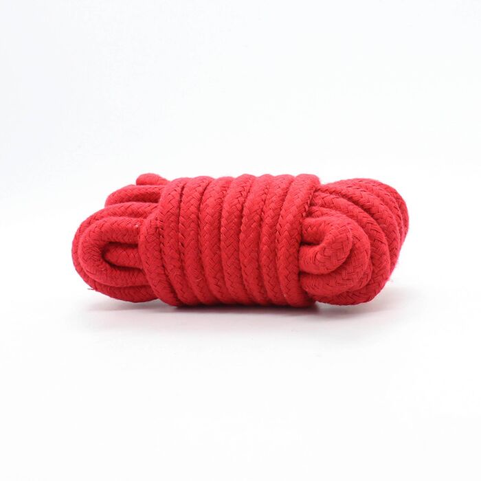 Franghie rosie impletita din bumbac, pentru bondage
