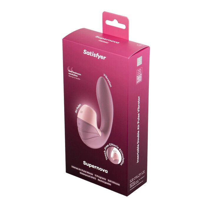 Cutia originala Satisfyer Supernova Old Rose, cu specificatiile produsului