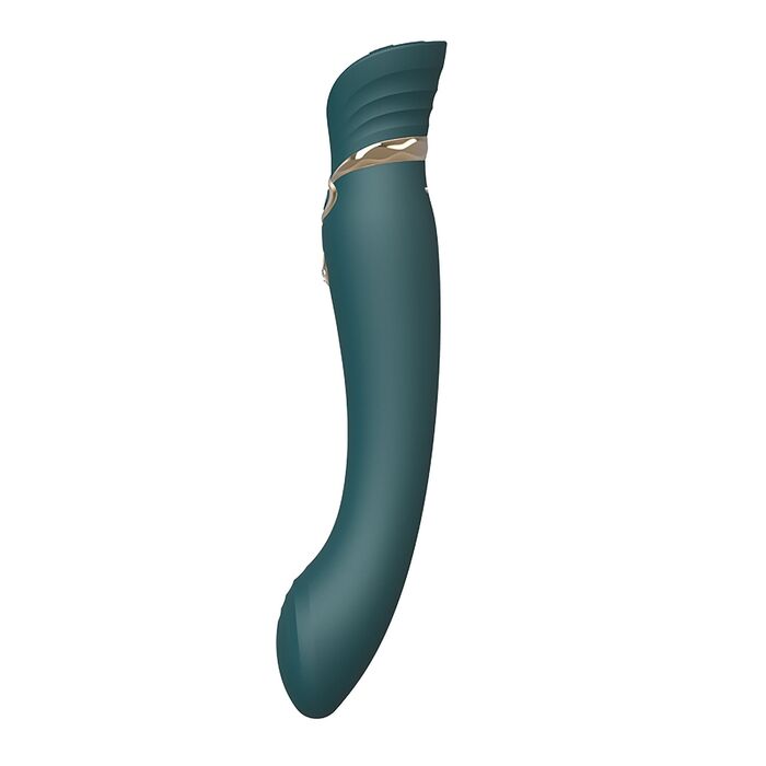 Vibrator Punctul G ZALO Queen Puls Wave, Verde, vedere suplimentara 4