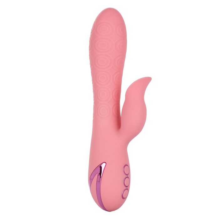 Vibrator Rabbit CalExotics Pasadena Player, Roz, imagine principala, textura si teasere flickering