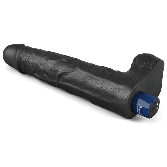 Pinii de incarcare magnetica de la baza vibratorului Real Softee, vedere din spate