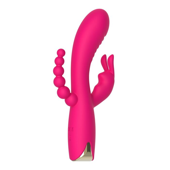 Vibrator Triplu ToyJoy Aphrodite, Roz, vedere suplimentara 10