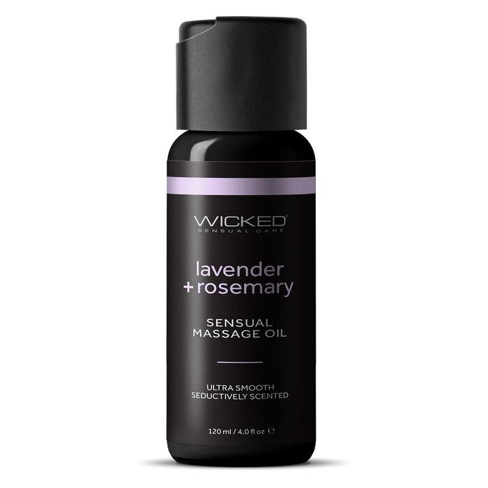 Ulei de masaj Wicked Sensual Care Lavanda si Rozmarin 120ml, sticla