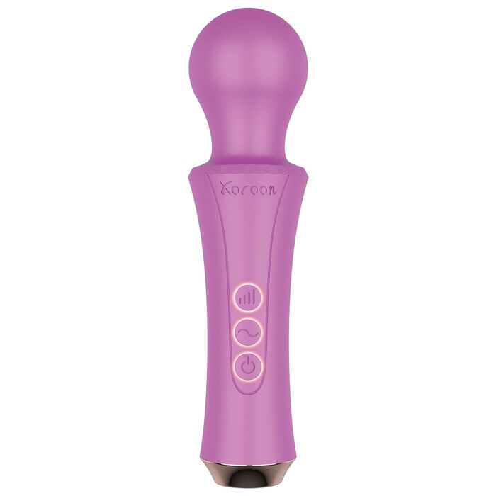 Aparat Masaj The Personal Wand, Fucsia, 3 viteze, 10 modele vedere frontala