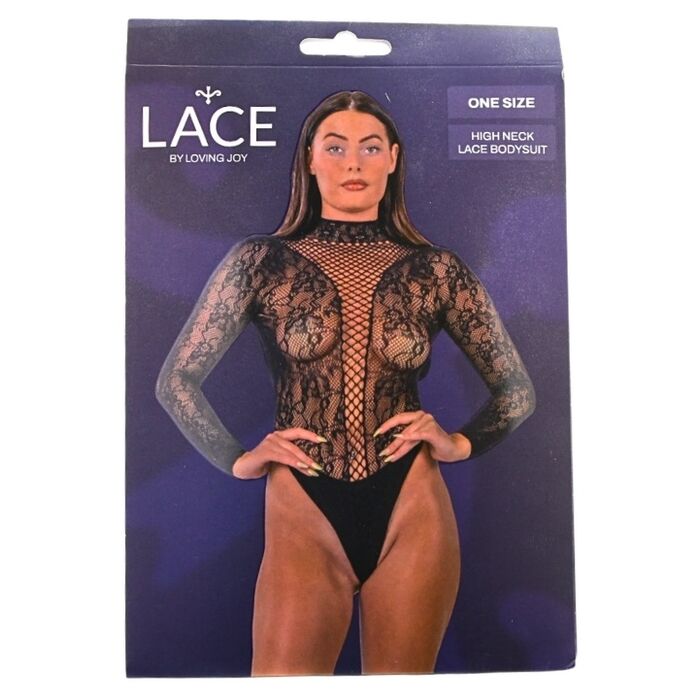 Body dantela Lace by LJ Negru, ambalaj cutie