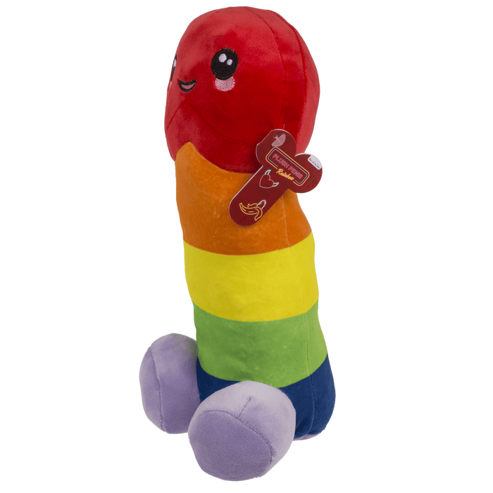 Plus Penis Curcubeu 30 cm detaliu fata zambitoare