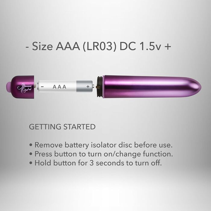 Vibrator Rocks Off Boudoir Parlour Prince baterie