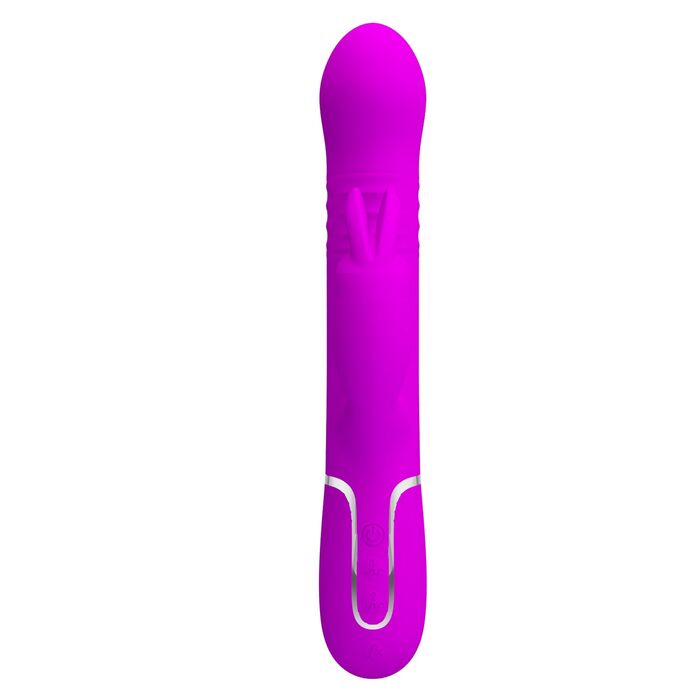 Vibrator Rabbit Coale Pretty Love Roz, vedere din fata