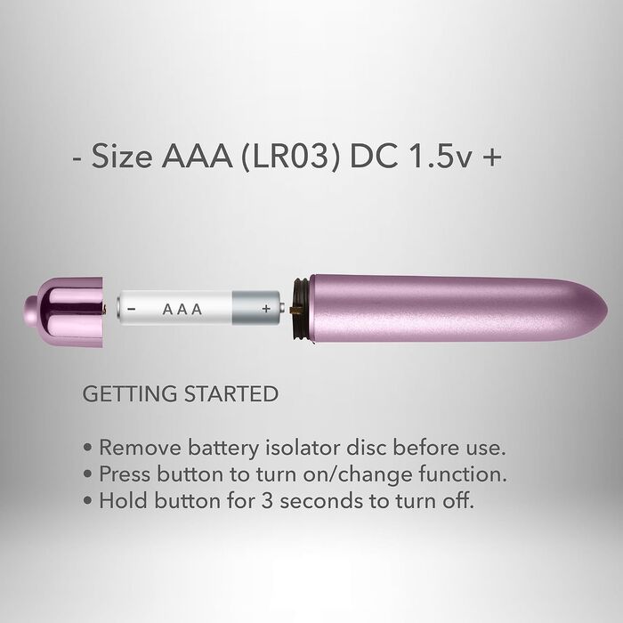 Mini Vibrator Rocks Off Touch of Velvet Soft Lilac