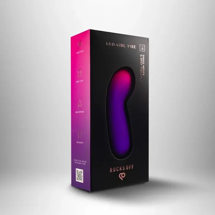 Vibrator Punctul G Rocks Off Glo-Girl - cutie