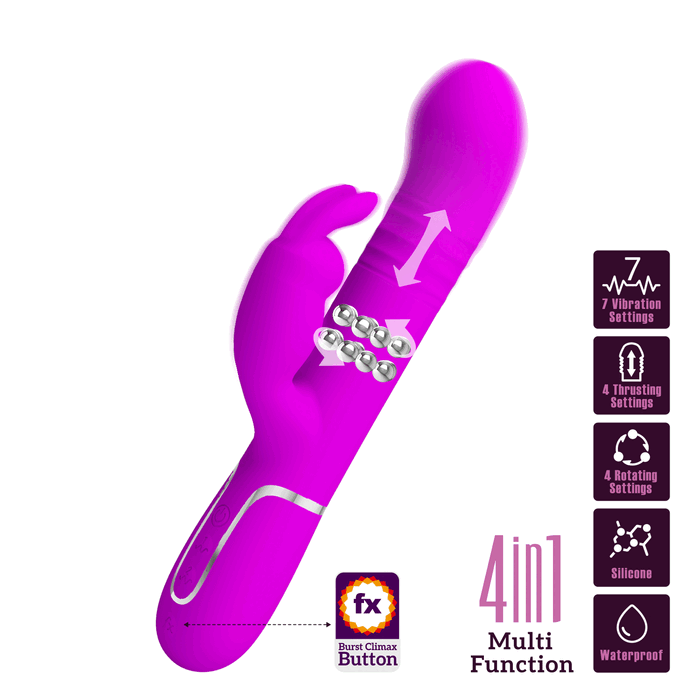 Vibrator Rabbit Coale Pretty Love 4 in 1