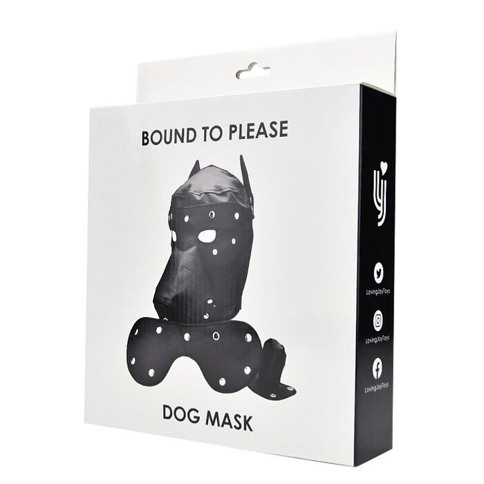 Set Masca Catel Bound to Please Dog Mask vedere cutie