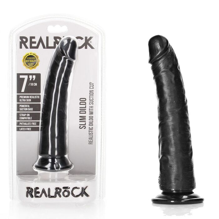 dildo negru 18 cm