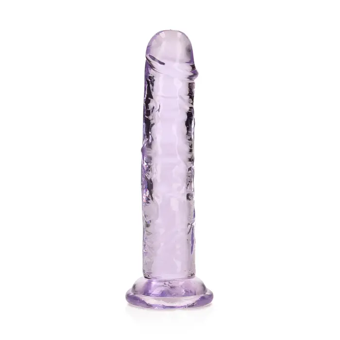 Dildo cu ventuza Straight Realistic REALROCK 6''- Purple