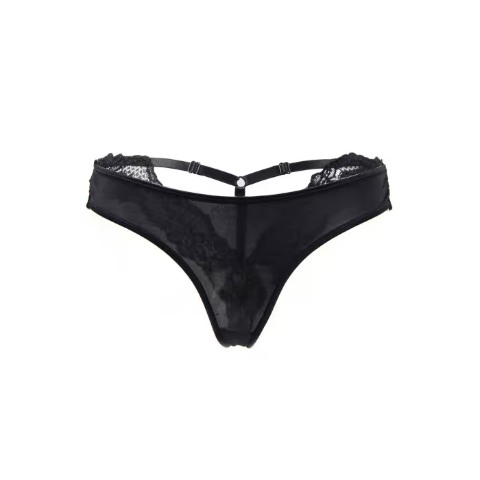 Chiloti femei Brasilian Style Tanga P5167 Negri