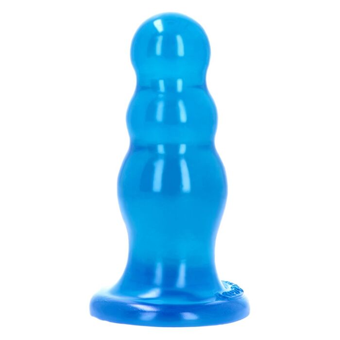 Butt Plug Anal Toyz4Lovers "Olmo" 16,5 cm - Albastru - vedere laterala