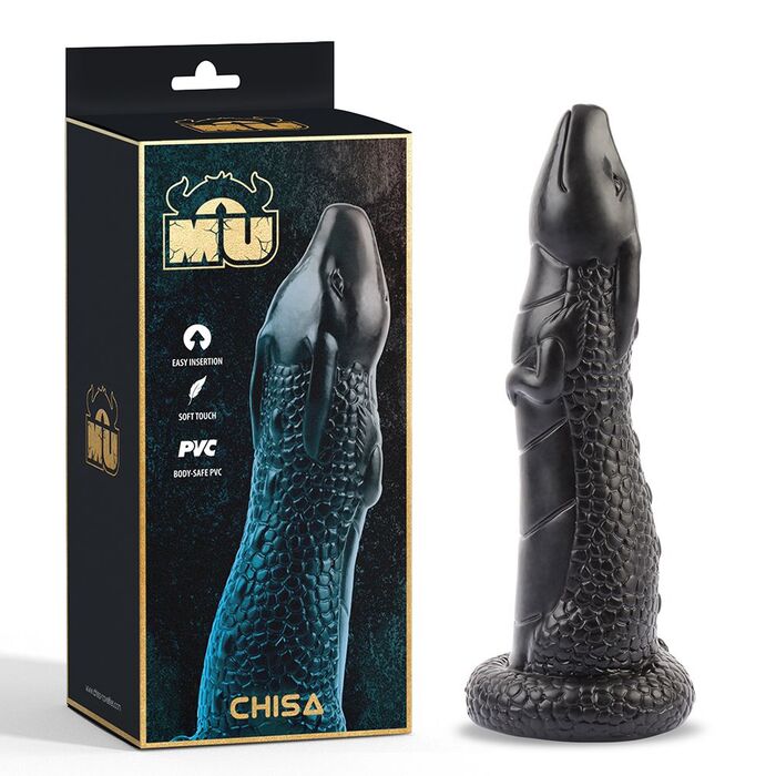 Dildo Monster Wyrm Baiser - Negru