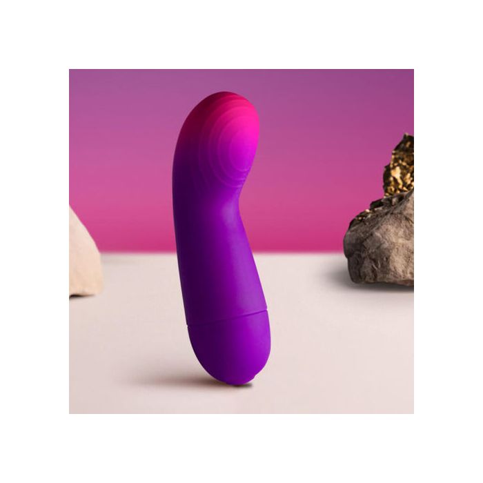 Vibrator Punct G Rocks Off Glo-Girl Vibe, produs langa pietre decorative
