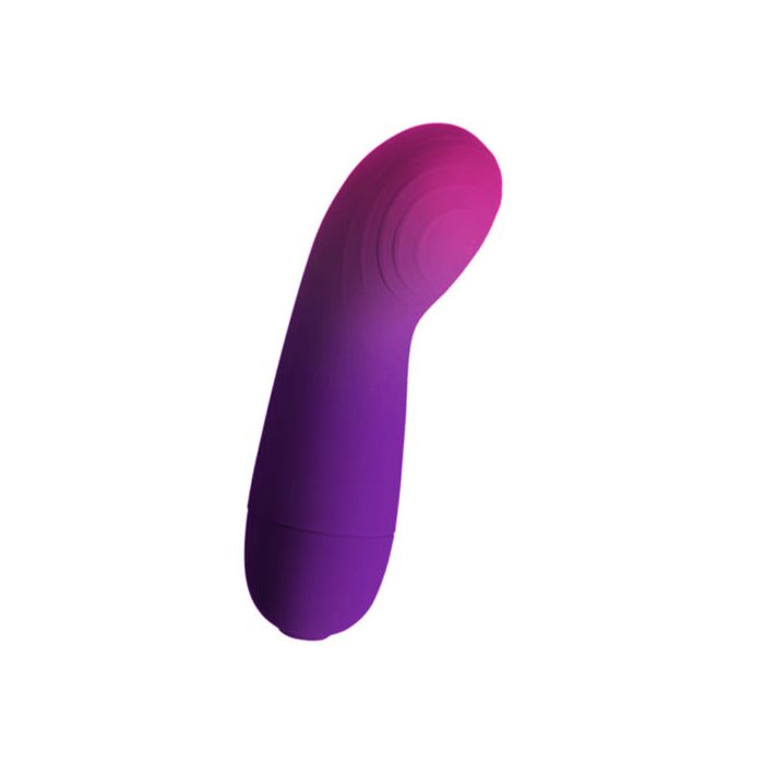 Vibrator Punct G Rocks Off Glo-Girl Vibe, produs pe fundal alb