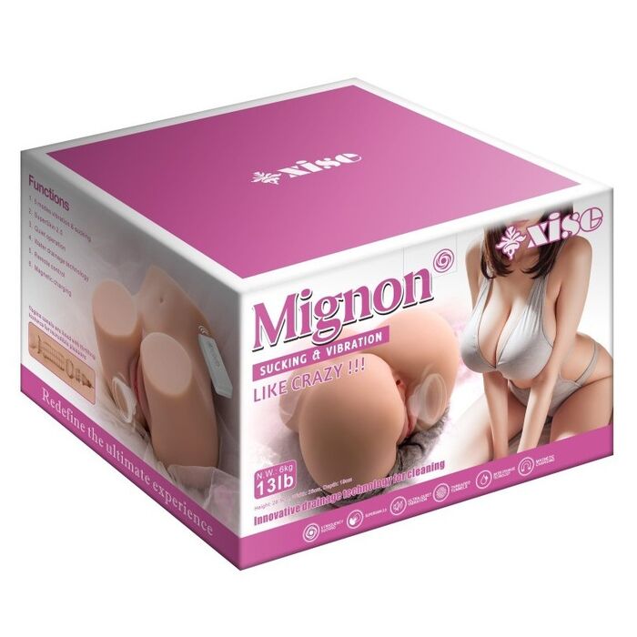Masturbator Mistress Mignon TPR Natural, cutie ambalaj cu specificatii