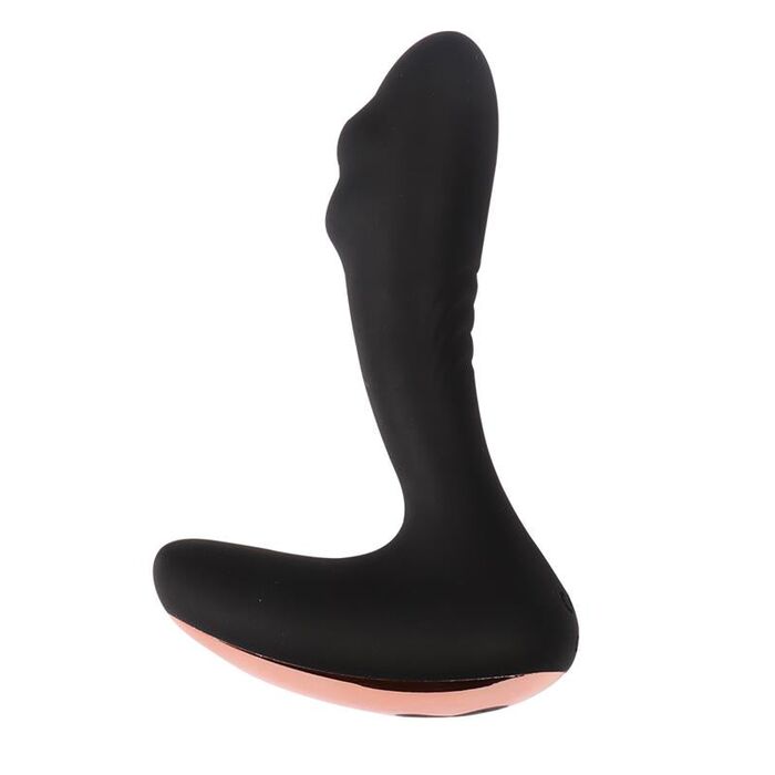 Stimulator Prostata SHEQU Negru, profil lateral, design curbat