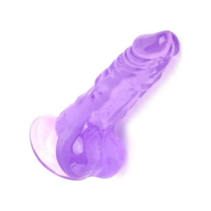 Mini dildo realistic VSCNOVELTY Crystal Jellies, violet - 13,5 cm