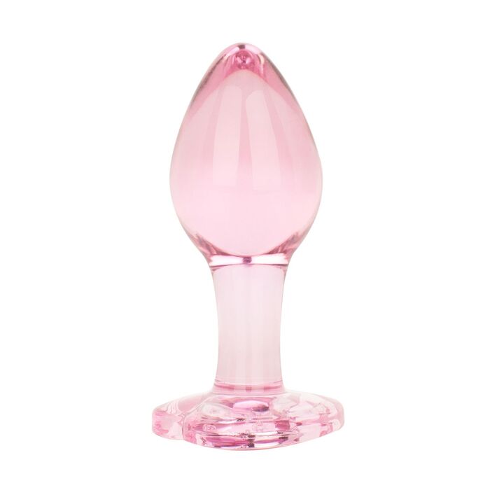 Anal Collection Easytoys - Anal Plug Glass Medium - 8,3 cm front view