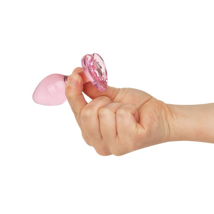 Anal Collection Easytoys - Anal Plug Glass Medium - 8,3 cm in mana