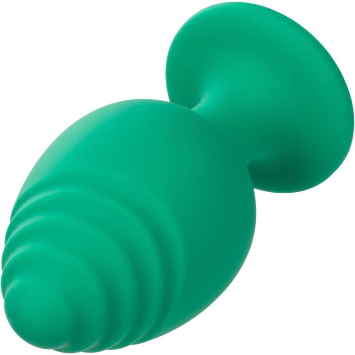 Set Dopuri Anale CalExotics Cheeky 2 Anal Plugs Set - Verde cu striatii