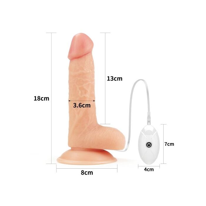 Lovetoy Thrill Strap On Vibrant 18cm - imagine 2