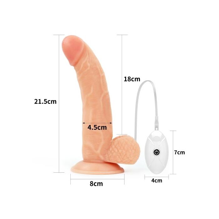 Lovetoy Pulse Strap On Vibrant 21.5cm - imagine 3