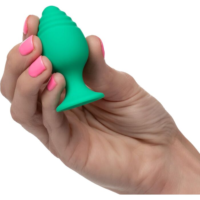 Set Dopuri Anale CalExotics Cheeky 2 Anal Plugs Set - Verde detalii