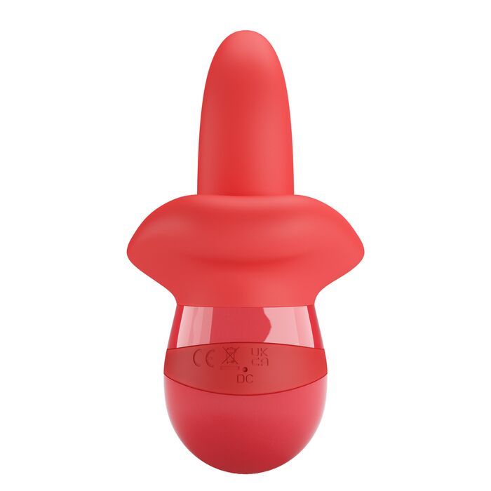 Limba Vibratoare Pretty Love Obelia Red - 10 Vibratii stimulatoare vedere spate