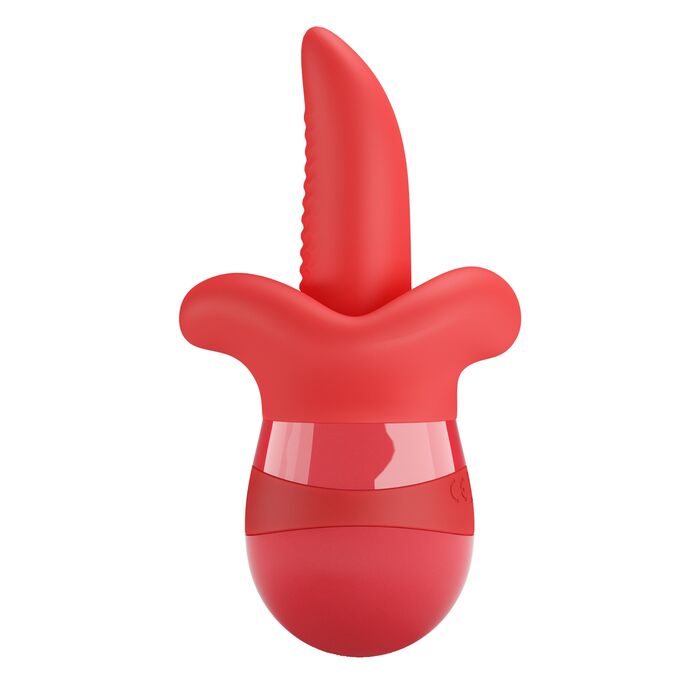 Limba Vibratoare Pretty Love Obelia Red - 10 Vibratii stimulatoare prim plan