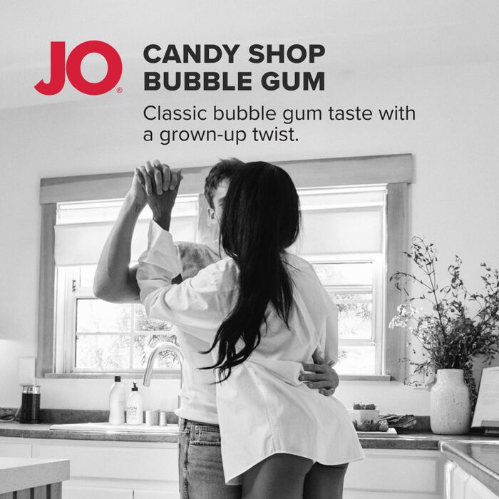 Reclama System JO Candy Shop Bubble Gum, gust clasic de guma de mestecat cu o nota de adult