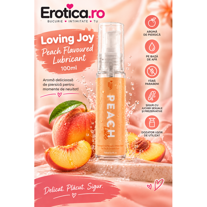 Lubrifiant aroma piersica Loving JOy 100ml