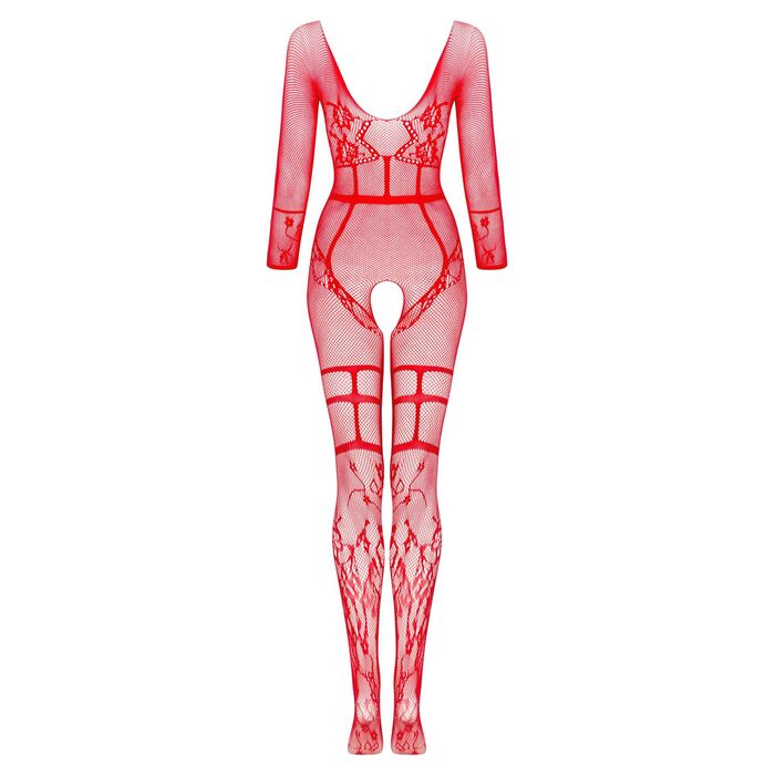 Bodystocking Beauty Night, Lorna, Rosu, S-L