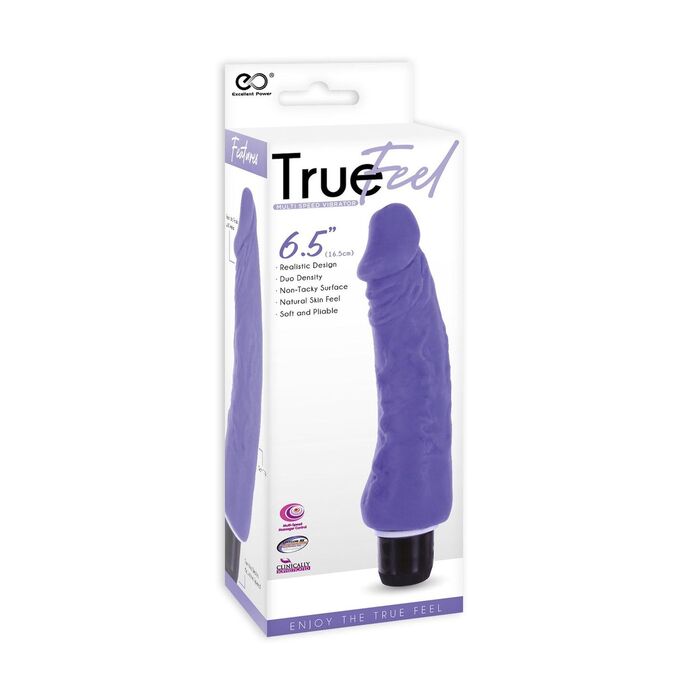 Vibrator Realistic True Feel Viola - 18,5 cm