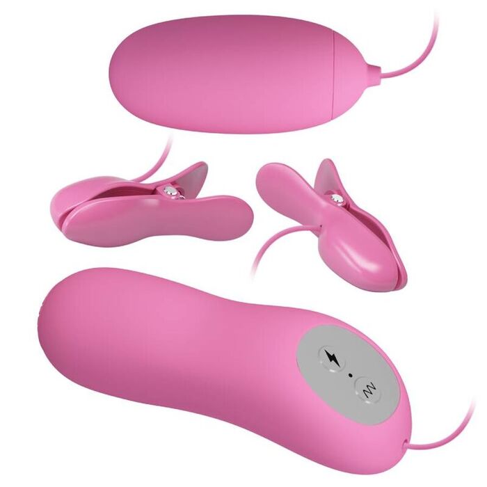 Pretty Love Cleme Sfarcuri cu Vibratie si Electrosoc - imagine 2