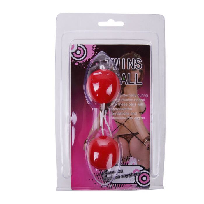 Cutia originala Twins Ball, ambalaj standard cu instructiuni de folosire