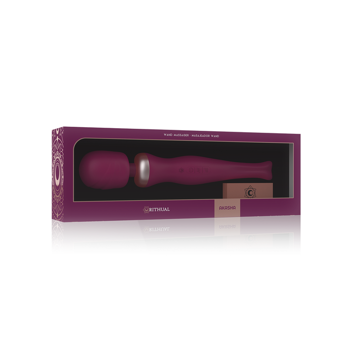 Cutie - Aparat de Masaj Extern Rithual Akasha Wand 2.0 Orquidea – Reincarcabil, Submersibil si Ultra-Flexibil