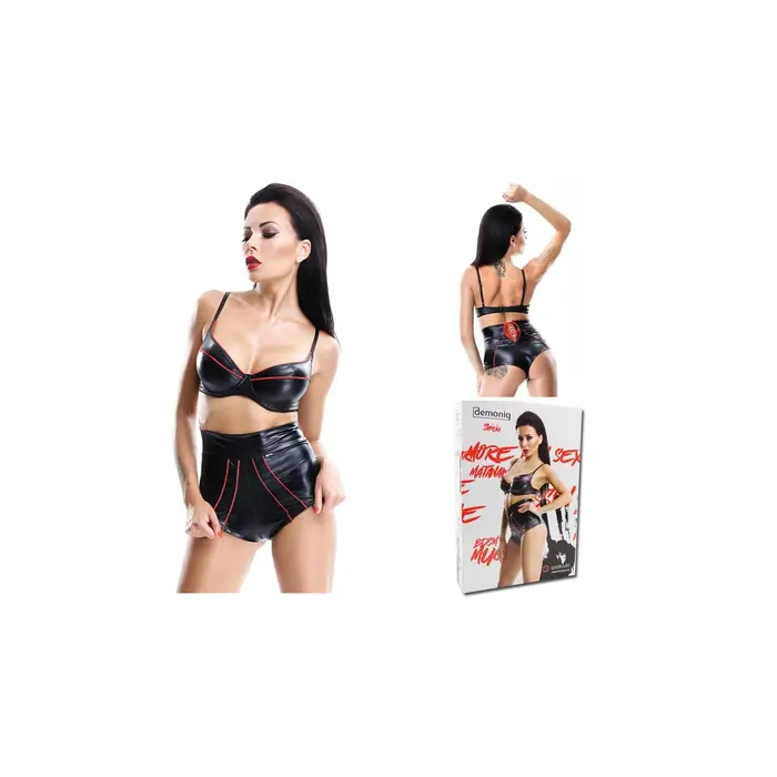 Set Shibari SHINJU, chiloti inalti, bustiera, sfori bondage