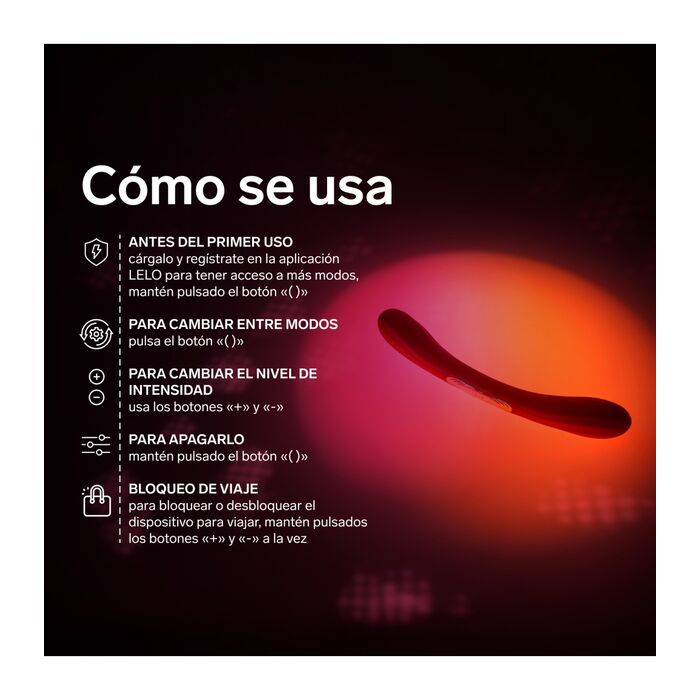 LELO BOOMERANG CORAL RED TESTER mod utilizare