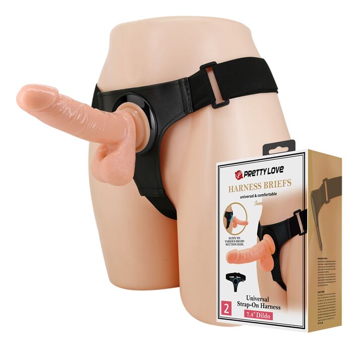 Pretty Love Tom Harness Briefs - Chiloti cu ham produs si cutie