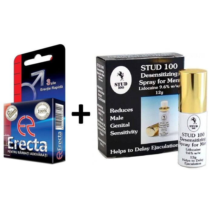 Pachet Stud 100 Original + Pastila Erecta