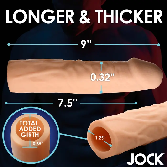 Prelungitor Penis Enlargement Sheath +3.8 cm - Natural