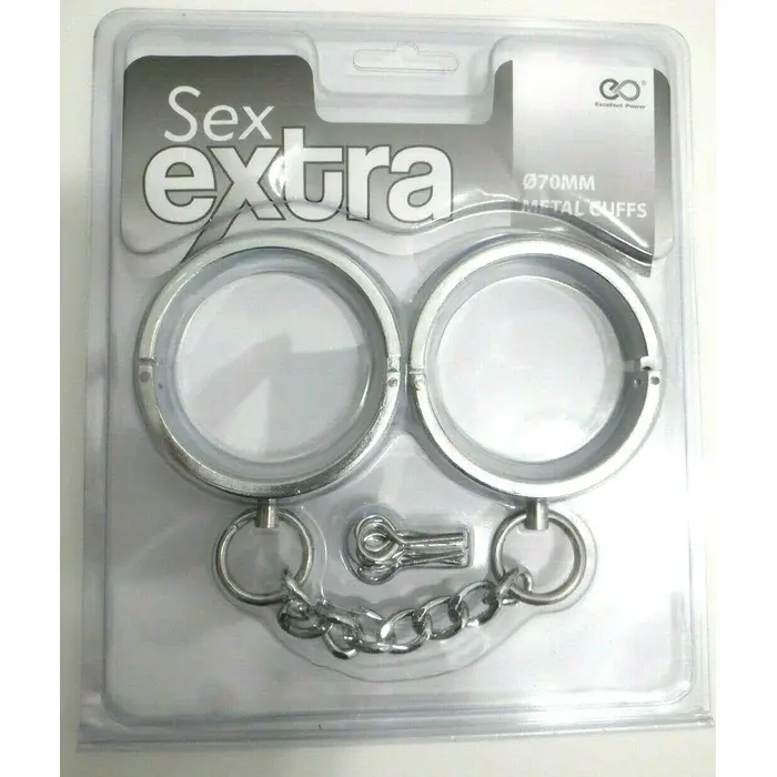 Jucarie pentru adulti Excellent Power Sex, catuse metalice argintii extra, 70 mm