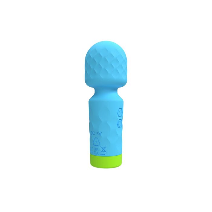 Mini Massager - Aparat Masaj Miky Vibrator - Albastru, 10 Vibratii prim plan